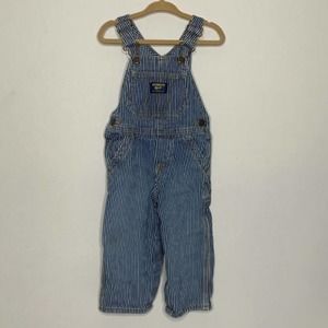 OshKosh B'gosh Pin Stripe Denim Jean Overalls
